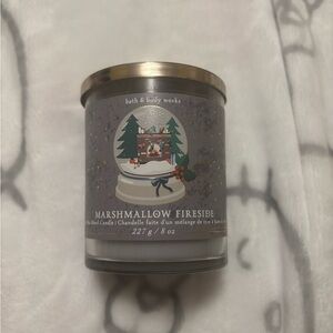 🕯️ Snowflakes & Marshmallow Fireside1 -Wick Candle ❄️🔥 – Bath & Body Works